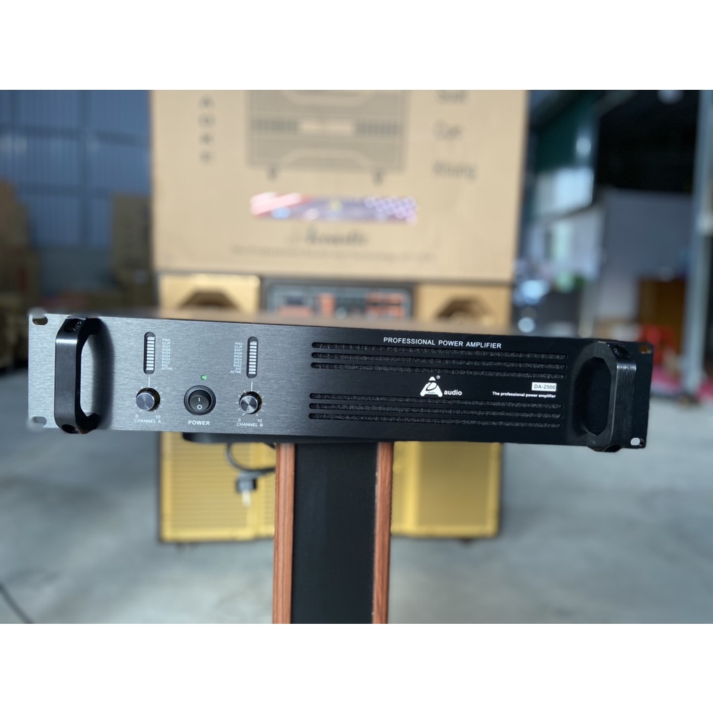 ĐẨY CÔNG SUẤT DA-2610, 3 KÊNH ,36 SÒ, CÔNG SUẤT 600W, ĐÁNH THOẢI MÁI LOA 3,4,5 TẤC, TẶNG KÈM 2 DÂY CANON