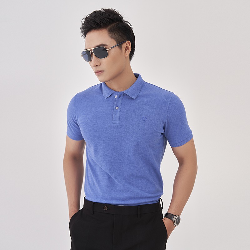 Áo Polo Nam Trơn Basic, Có Cổ Chất Cotton 100% Sợi Đan 40 Mát, Áo Phông Nam Thêu Logo Venisce Cao Cấp | BigBuy360 - bigbuy360.vn