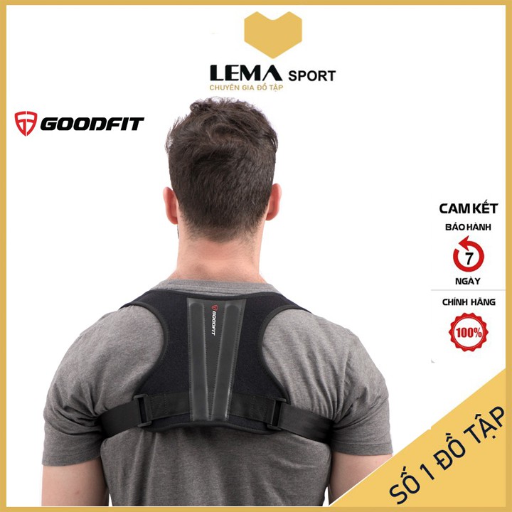 Đai chống gù lưng, vẹo cột sống có nẹp định hình GoodFit GF714P - Lema Sport