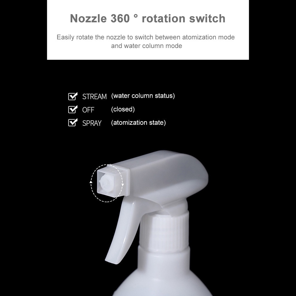 Bình xịt rỗng bằng nhựa có vòi phun nước dung tích 250/300ml đa năng cho salon