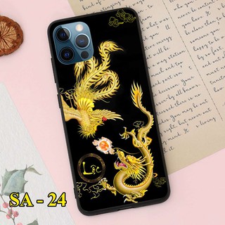 Ốp kính cho Iphone 12 - Iphone 12 Pro - Iphone 12 Pro Max in hình 12 Con Giáp Tài Lộc