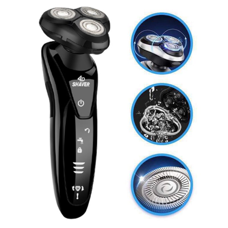 Máy Cạo Râu Đa Năng Zozen Shaver 4D tặng lưỡi thay thế + tỉa tóc + tỉa lông mũi