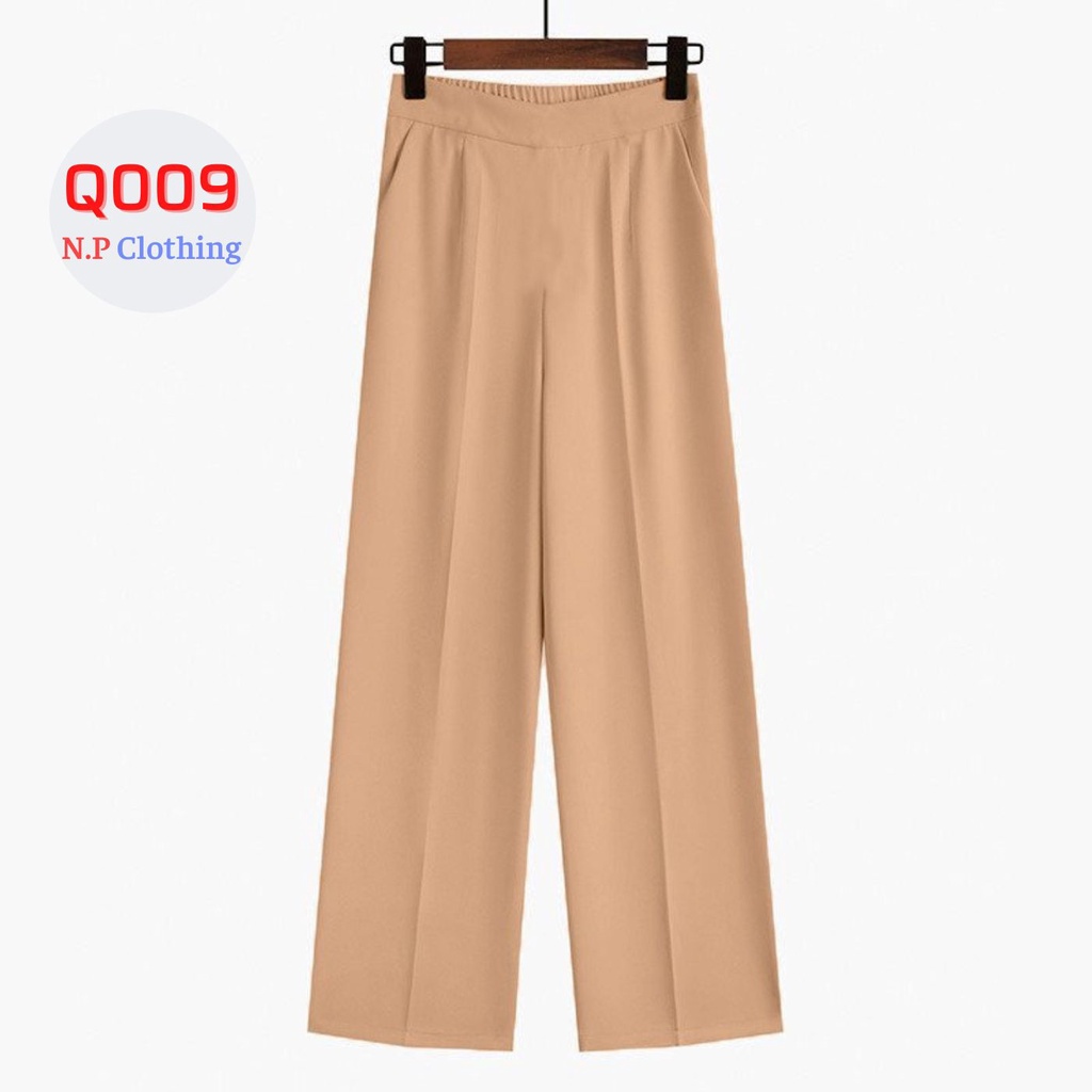 Quần Trung Niên Nữ Q009, Mẫu Quần Dài Phong Cách Tây Âu Chất Thun Cao Cấp | Thời Trang Trung Niên