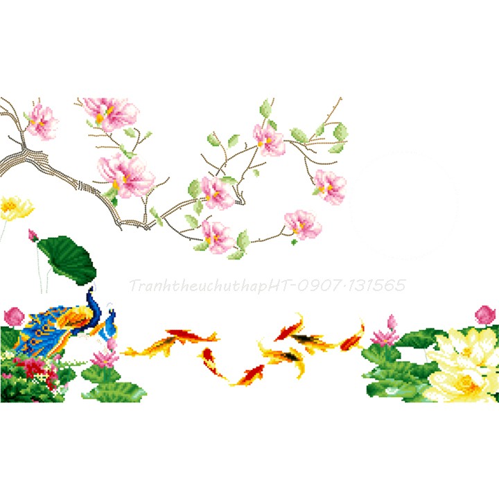 Tranh đính đá vạn sự như ý VS256 - tự đính
