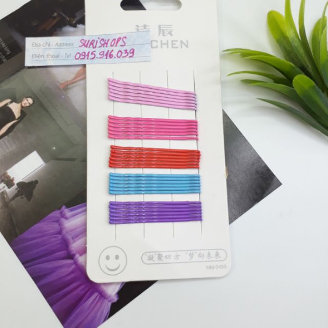 Set 30 Kẹp Tăm Nhiều Màu, Kẹp Xỉa Màu