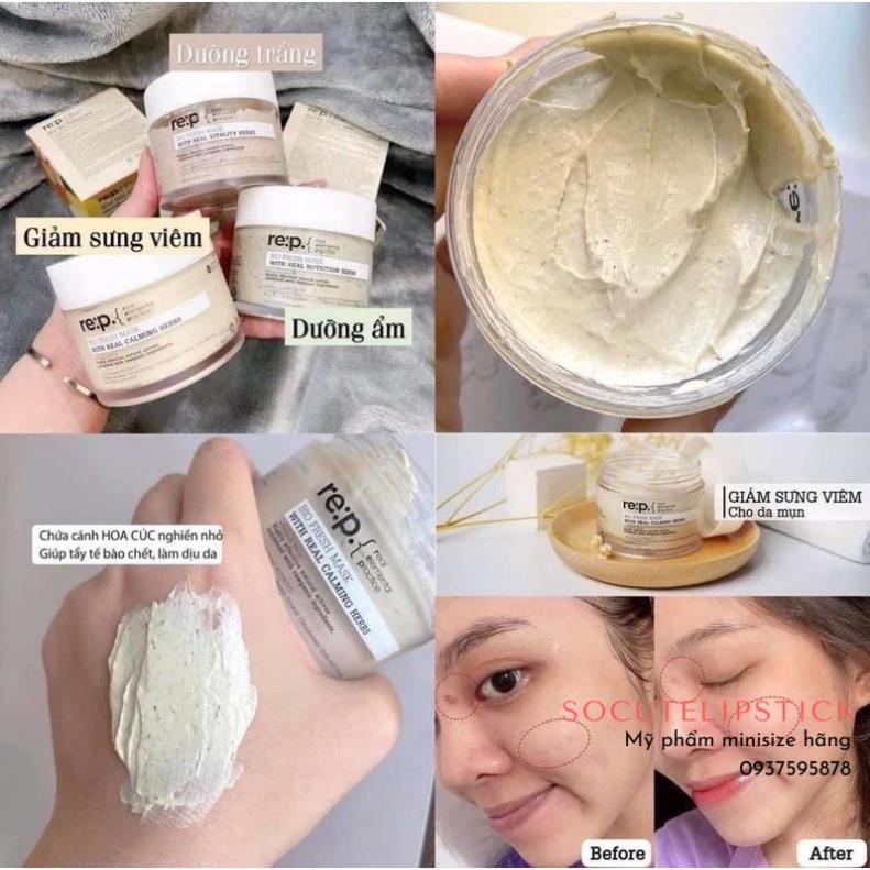 Mặt Nạ Đất Sét Hoa Hồng - Hương Thảo Re:p Bio Fresh Mask Fullsize