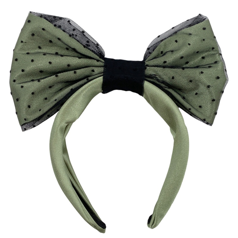 Nơ Cài Tóc Họa Tiết Chấm Bi Xinh Xắn Cho Nữ