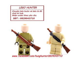 Xếp Hình Army phụ kiện Minifigures Lính dây đeo , vũ khí