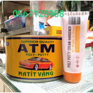Bột bả matit vàng, bột bả ô tô atm