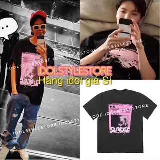 (Quà tặng kèm card Idol) áo thun như J Hope BTS trong live