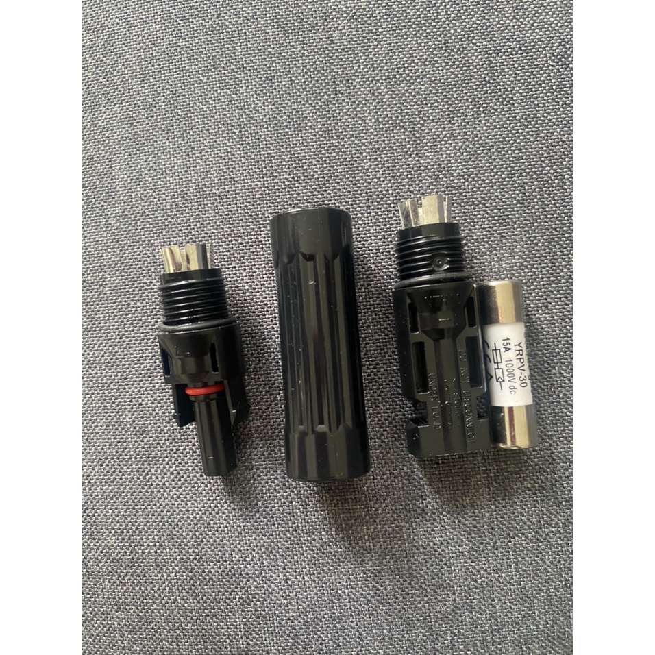 Đầu nối MC4 có cầu chì 15A 20A