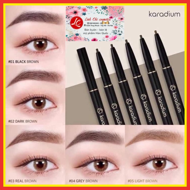 Chì Kẻ Lông Mày Karadium Auto Eyebrow Pencil Chống Trôi | BigBuy360 - bigbuy360.vn