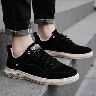 Giày sneaker nam, giày da nam thấp cổ da lộn hot hot