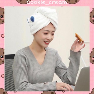 🎀KHĂN TRÙM THÔNG MINH🎀 Khăn Trùm Đầu Làm Khô Tóc Sau Gội Đầu Hoặc Trùm Khi Tắm Cực Tiện Lợi (CÓ SẴN TRƠN)