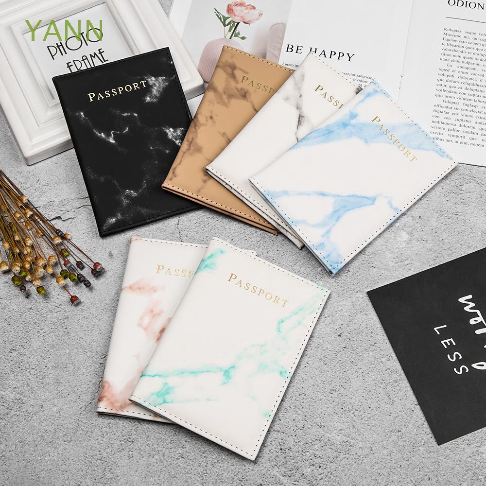 Bìa hộ chiếu chống nước họa tiết đá cẩm thạch bắt mắt