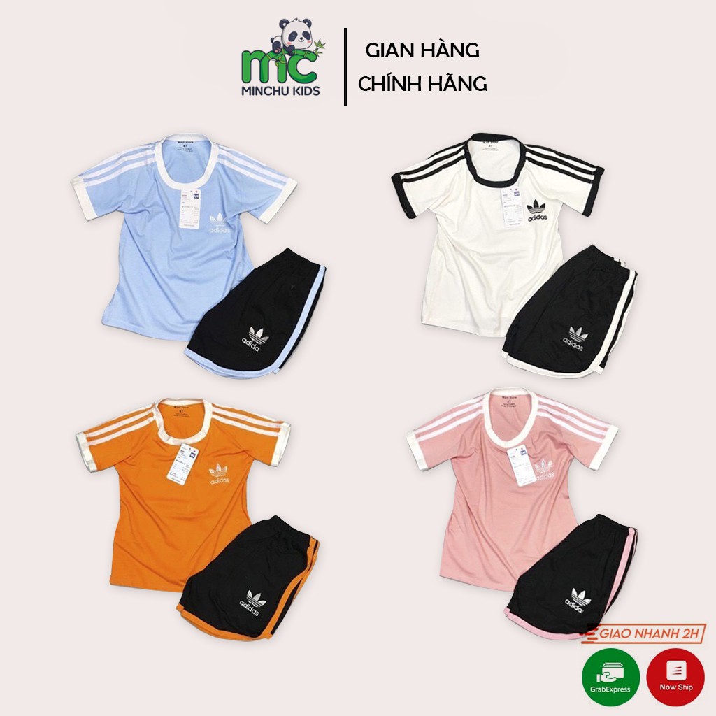 Bộ Das 3.0 quần áo ngắn tay trẻ em MinChu cho bé Size từ 10-45 Kg