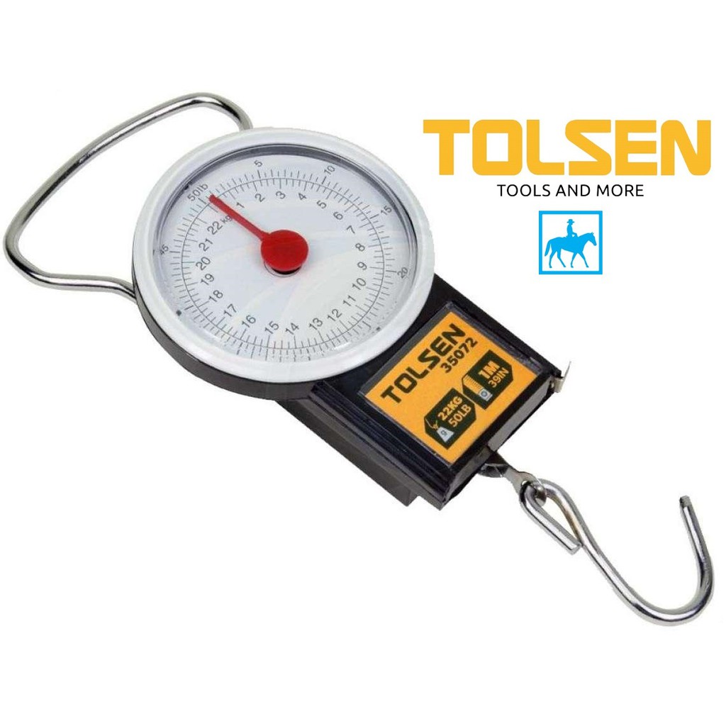 Cân Cầm Tay Cân Treo Cân Đồng Hồ Trọng Lượng Cân 22Kg TOLSEN 35072