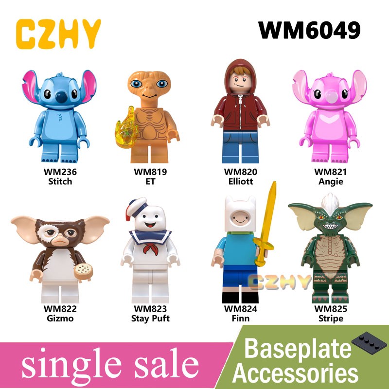 Bộ đồ chơi xếp hình Lego Stitch Ellit Wm6049 Wm236 819 820 821 822 823 824 825