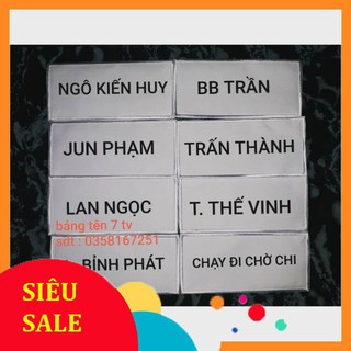 Bảng tên  thành viên chạy đi chờ chi