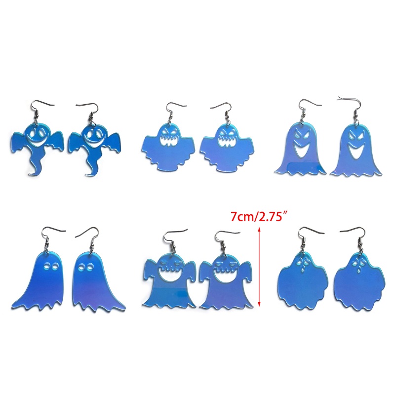 Khuyên Tai Hình Ma Bằng Acrylic Dễ Thương