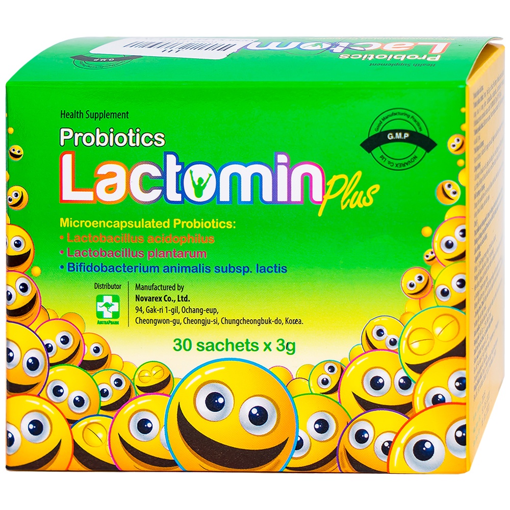 LACTOMIN VIÊN & LACTOMIN PLUS GÓI - MEN VI SINH HÀN QUỐC, BỔ SUNG LỢI KHUẨN, CÂN BẰNG HỆ VI SINH ĐƯỜNG RUỘT