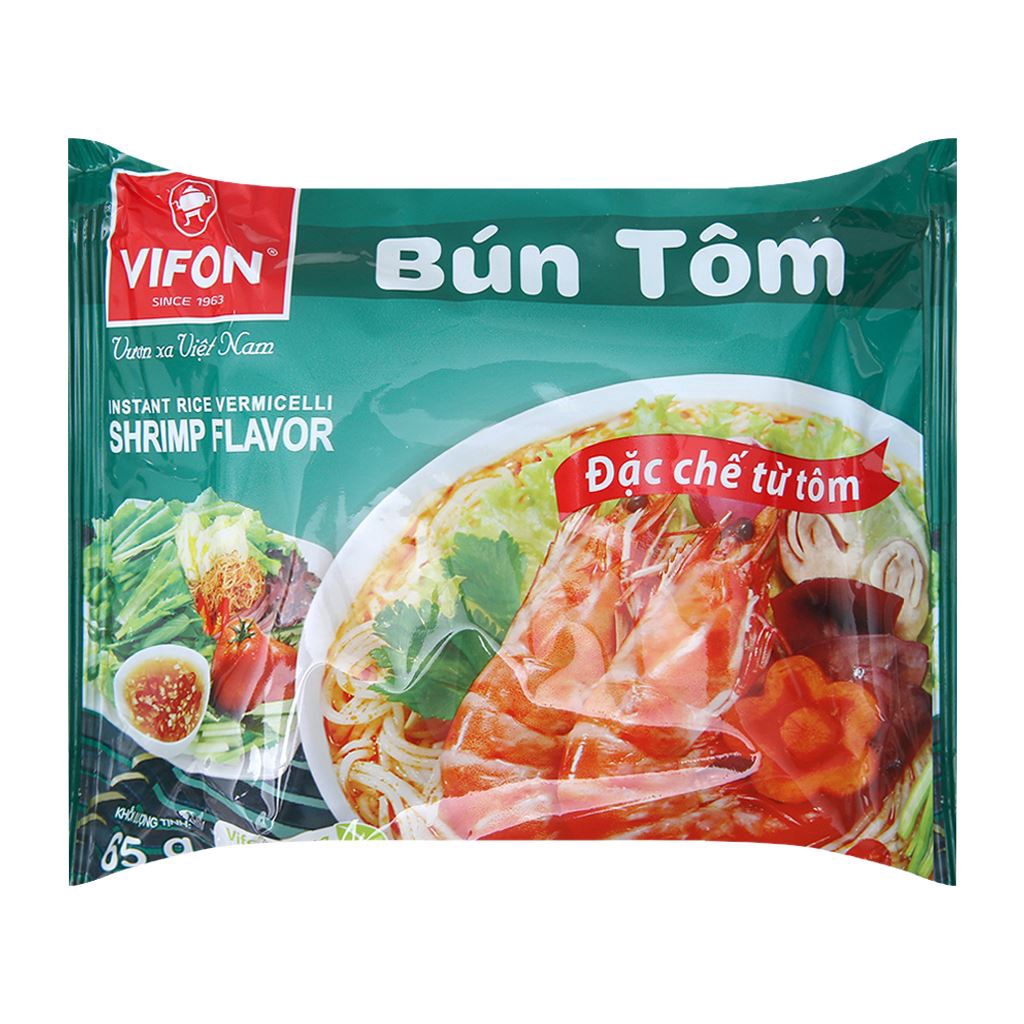 Thùng 30 gói Bún Vị Tôm/Bún Tôm Vifon 65g