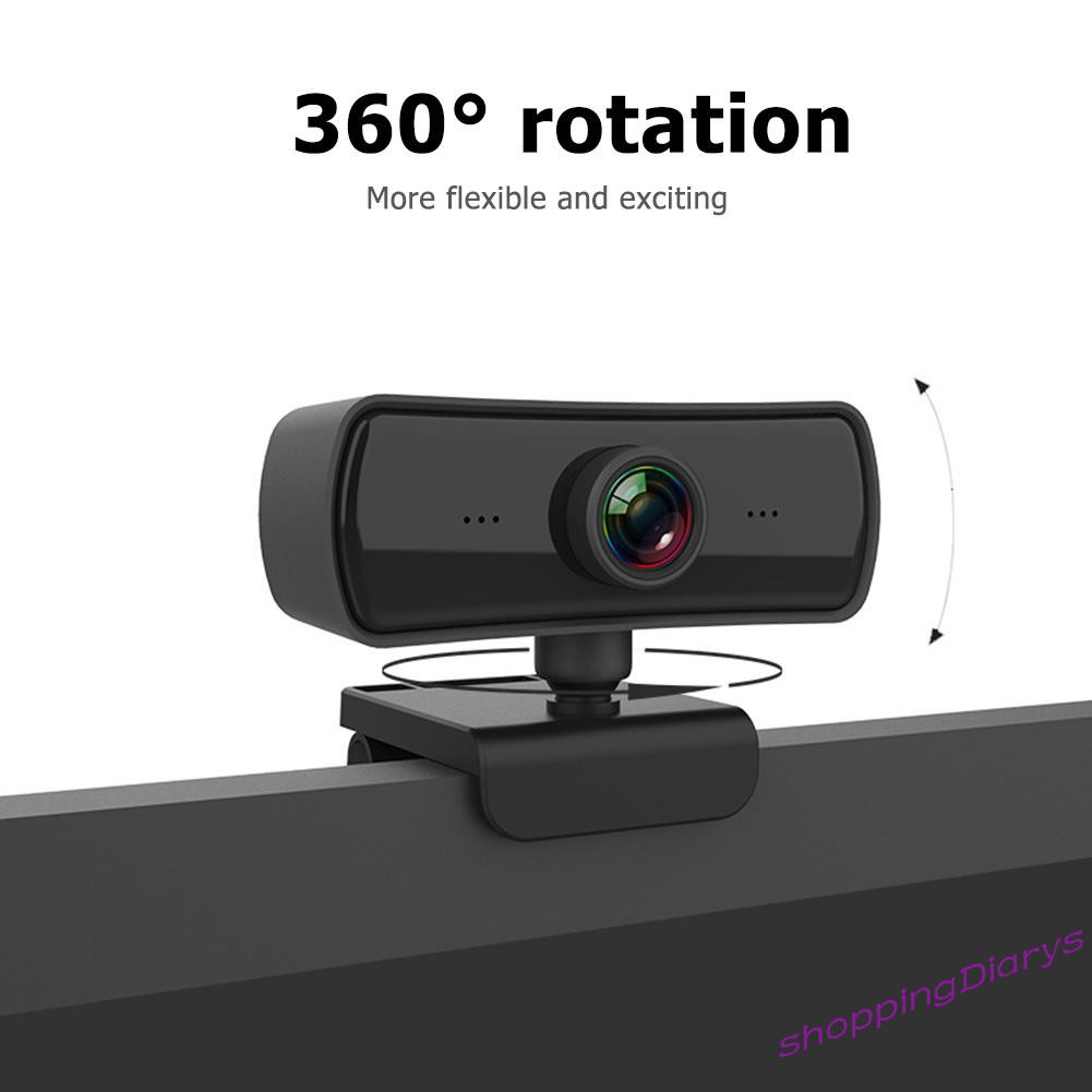 Webcam Sh C3 Auto Focus 2k Hd Cổng Usb 2.0 Cho Máy Tính