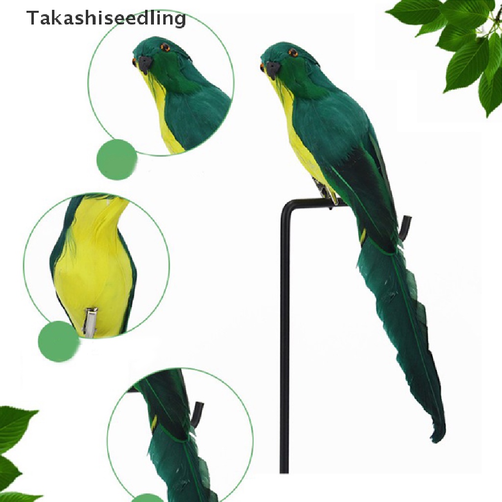 Chú Vẹt Nhân Tạo Dễ Thương 20cm Trang Trí Nhà Cửa / Sân Vườn