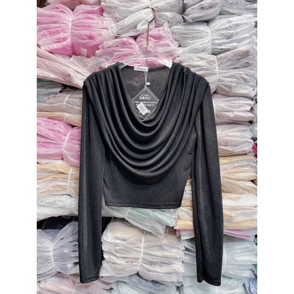 Áo thun tay dài cổ đổ cao cấp - uk alohashop91