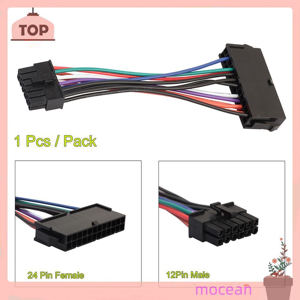 Mocean Atx 24-pin Female Sang 12-pin Male Psu Adapter For Acer Q87H3