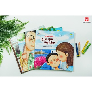 Sách - Bé yêu cả nhà (4 cuốn Con yêu Bố Mẹ Ông Bà) Đinh Tị