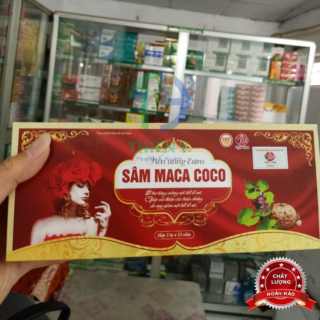 Sâm Maca COCO, tăng cường nội tiết tố nữ, đẹp da, hộp 3 lọ - Thiên Y Pharmacy