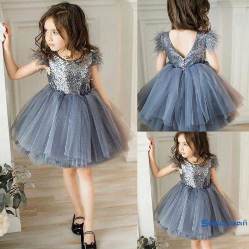 Đầm Xoè Tulle Lấp Lánh Cho Bé Gái