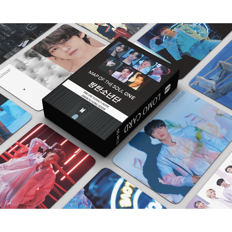 Bộ 54 Tấm Thẻ Ảnh Nhóm Nhạc BTS 2021
