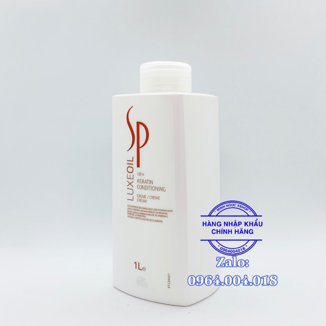 Dầu Xả Phục Hồi Wella Sp Keratin 1000ml