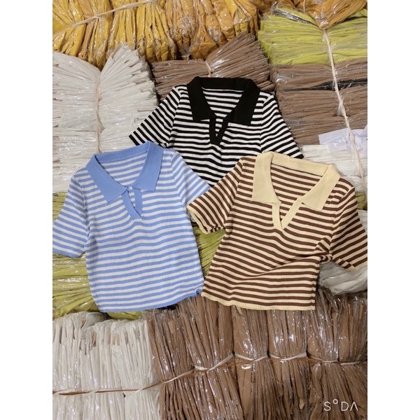 [Ảnh thật/Video]Áo croptop Binzy mongtogi ba màu Hot hit Áo croptop co dãn bốn chiều cho mùa hè