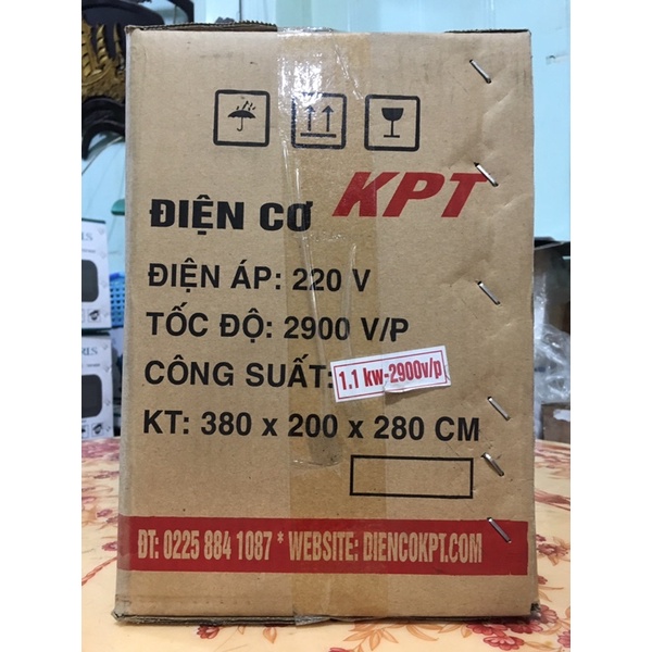 Máy bơm nước tát ao 1.5hp 1.1kw ống 80mm dây đồng chính hãng