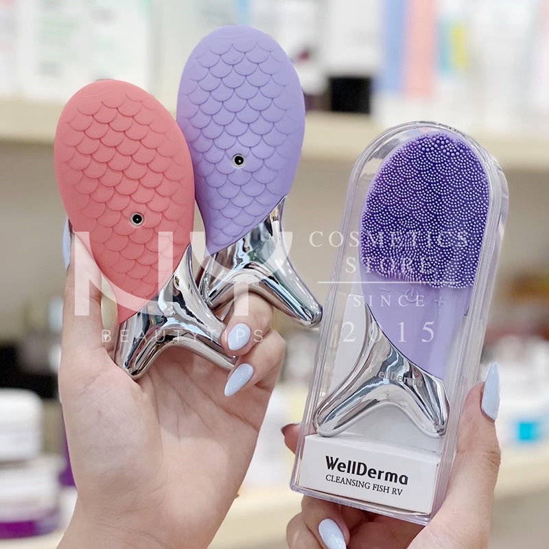 Máy rửa mặt cá Wellderma Hàn Quốc
