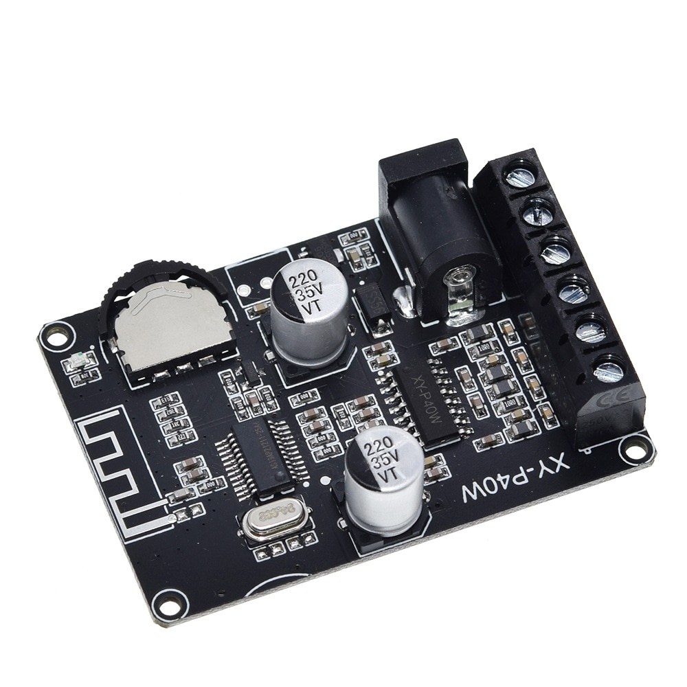 Bảng Mạch Khuếch Đại Âm Thanh Bluetooth 5.0 40wx2 Dc 12 / 24v Xy-P40W