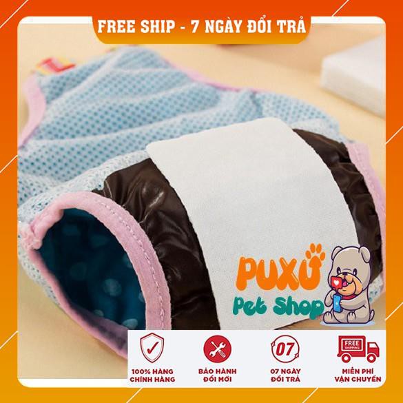 Băng Vệ Sinh 😍𝗙𝗿𝗲𝗲𝗦𝗵𝗶𝗽😍 Tã Vệ Sinh Cho Chó Cái Mini Nappy Dono đến thời kỳ kinh nguyệt