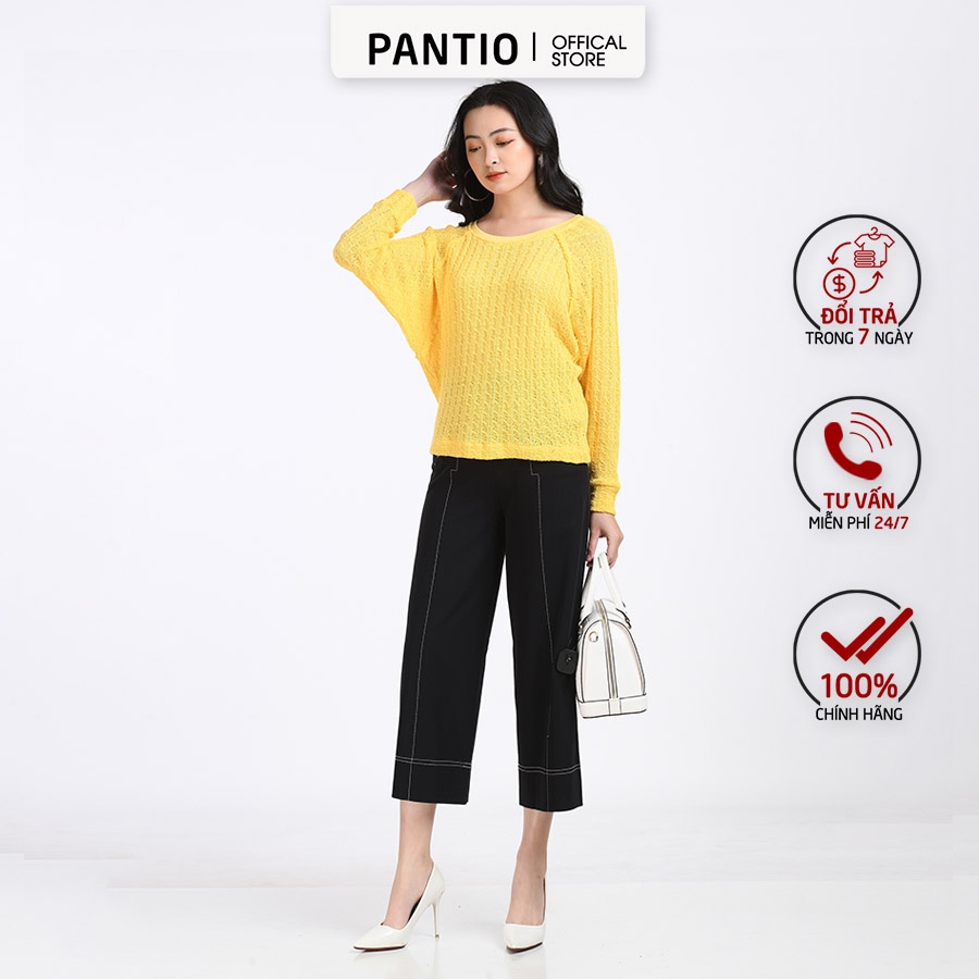 FAT9060 - Áo dệt kim dài tay kiểu dáng basic đơn giản - PANTIO