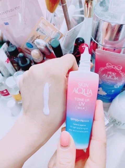 [NỘI ĐỊA NHẬT] Kem Chống Nắng Dạng Sữa Skin Aqua Tone Up UV Milk