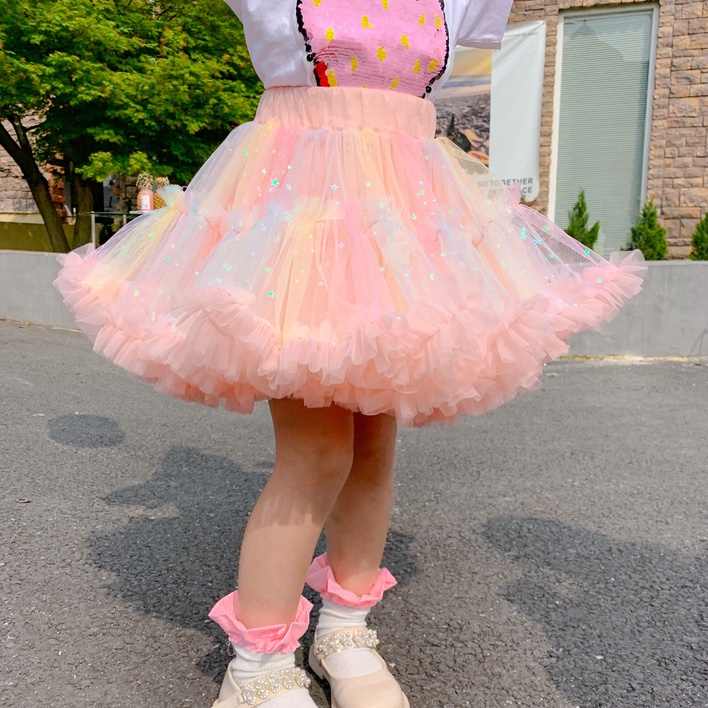 Chân Váy Lưới Ngắn 2022 Thời Trang Mùa Hè Phong Cách Phương Tây Mới Cho Bé Gái