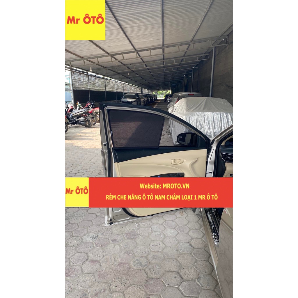 Rèm Che Nắng Xe Toyota Vios cuối 2018-2023+ chống UV Hàng Loại 1 MR.ÔTÔ -Bảo Hành 2 Năm