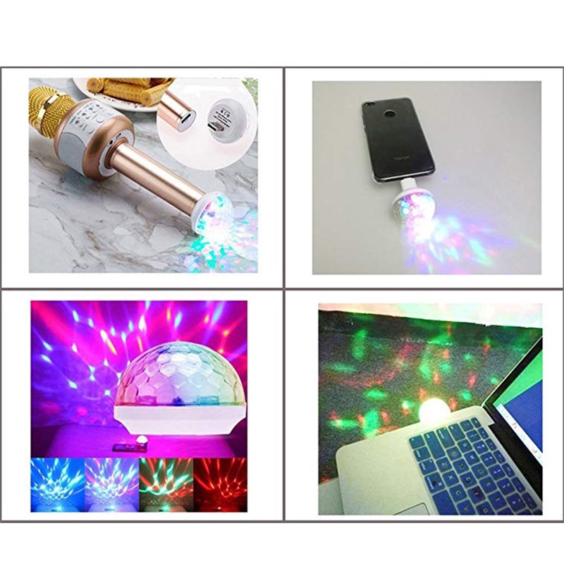 Đèn led usb rgb Điều Khiển Bằng Giọng Nói Trang Trí Nội Thất Xe Hơi