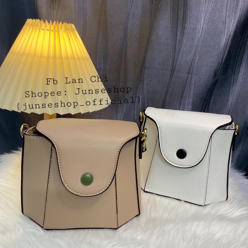 Túi cốp cầm tay có dây đeo chéo xinh xắn Hàng Q/Châu