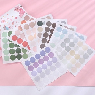 Sticker chấm tròn dùng trang trí sổ tay