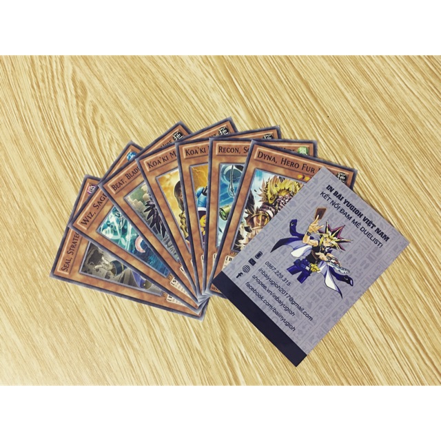 [BÀI IN] 300 lá bài YugiOh chuẩn như thật