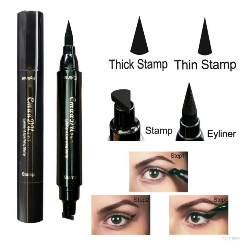 [Hàng mới về] Bút kẻ mắt hai đầu màu đen CMAADU chất lượng cao | BigBuy360 - bigbuy360.vn