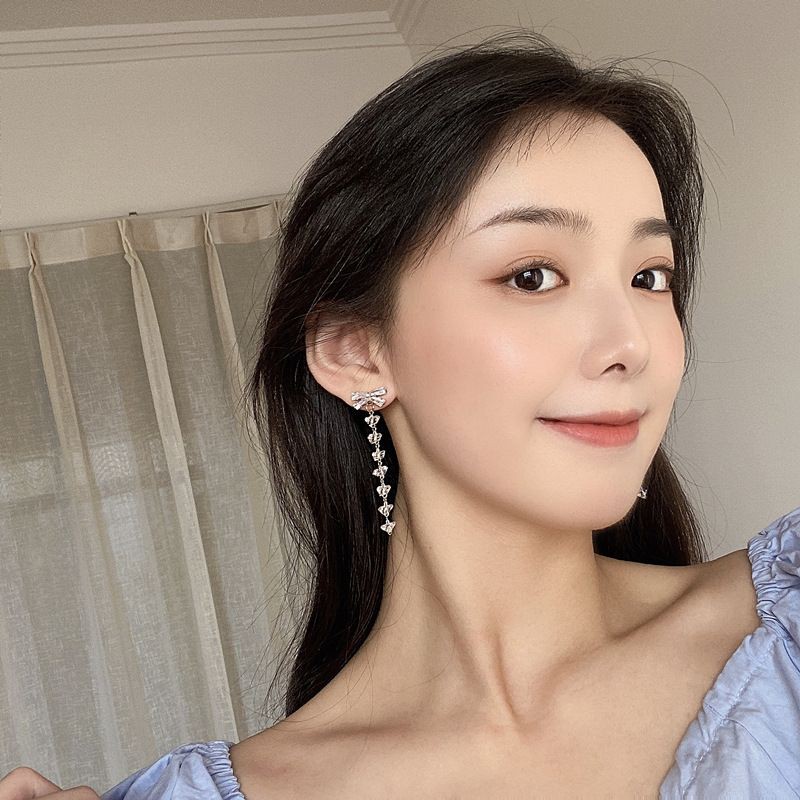 khuyên tai nữ bạc S925 - Hoa tại bạc nữ S925 đính đá lấp lánh dễ thương sang chảnh ZAZA BT0016
